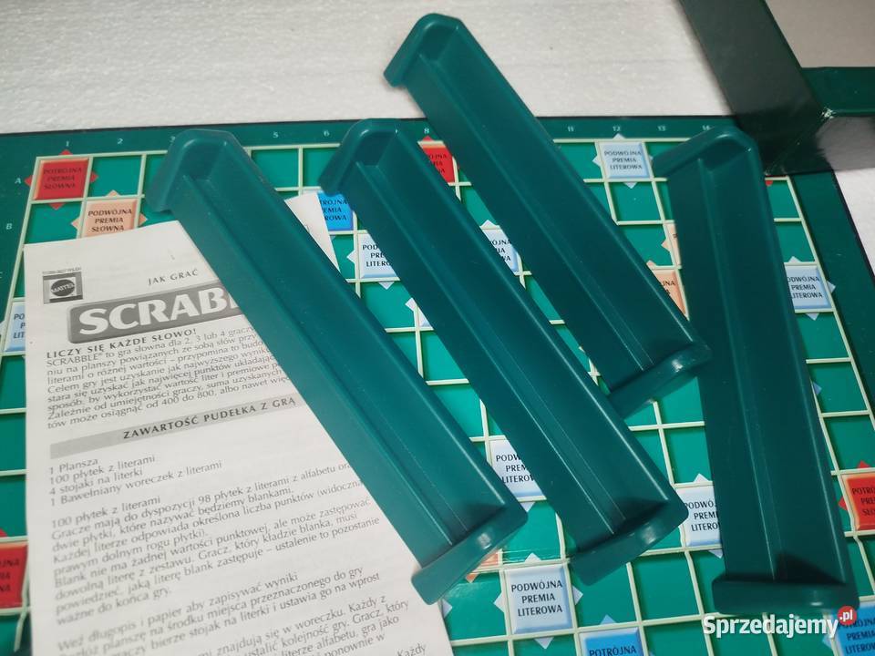 Gra Planszowa Scrabble polsku kompletne