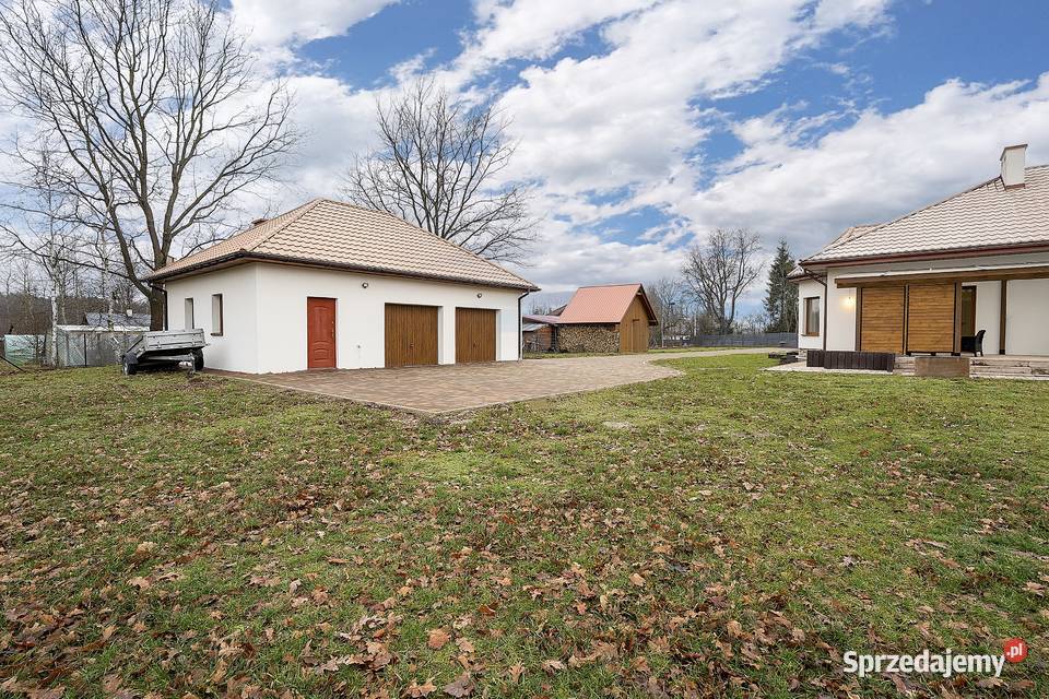 Dom parterowy127mdz46ataras46 asfalt Ryszkowa Wola