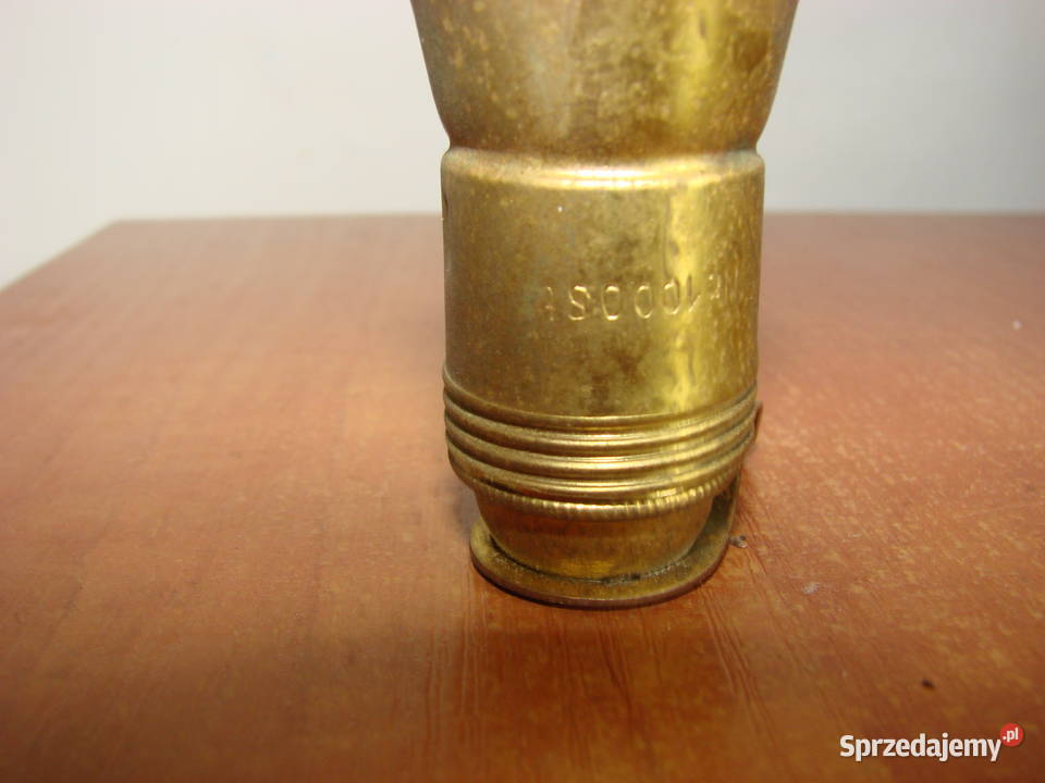 stara mosiężna oprawka żarówki Pruszcz Gdański