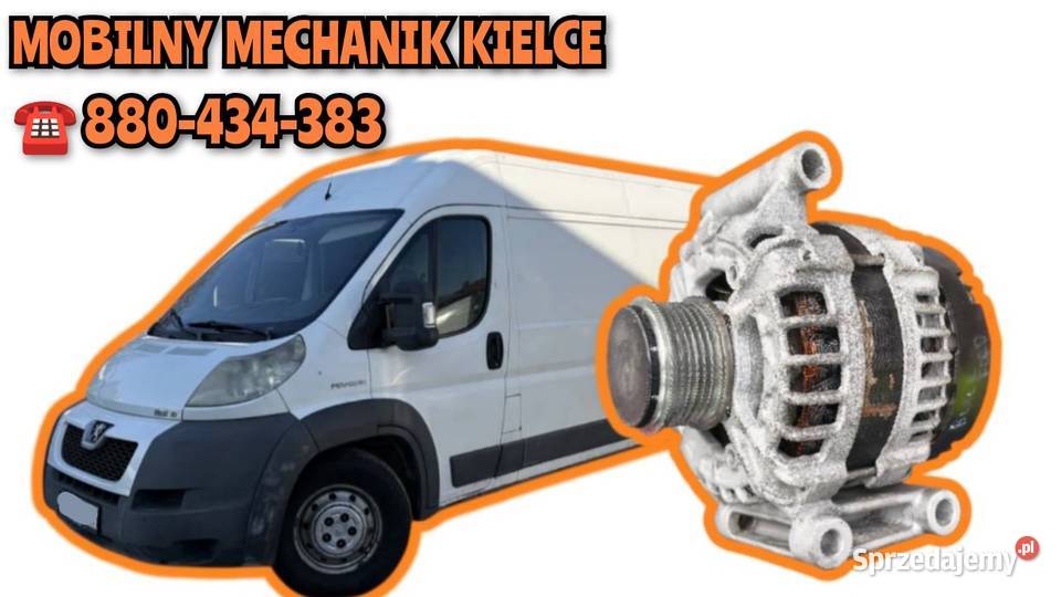 Mobilna wymiana alternatora 22 HDI peugeot boxer świętokrzyskie Kielce