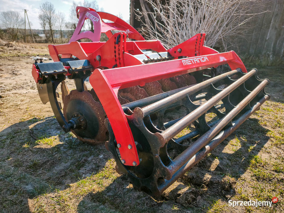 Brona talerzowa Metanga BT 180 18m Wał rurowy nieuszkodzony Brodnica sprzedam
