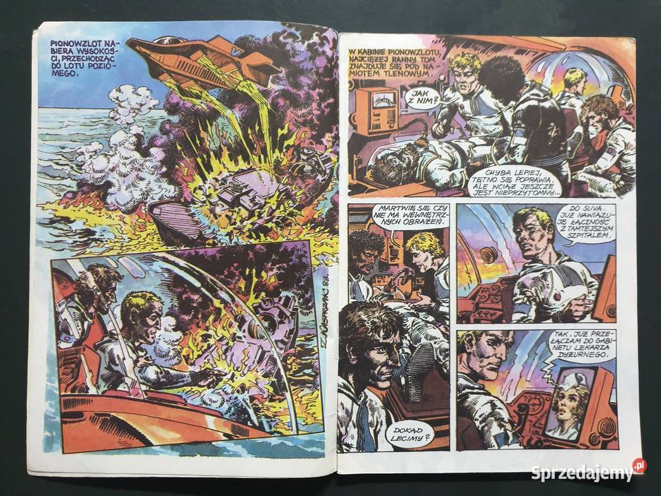 Zbuntowana Zbigniew Kasprzak komiks sf 1986 Polskie