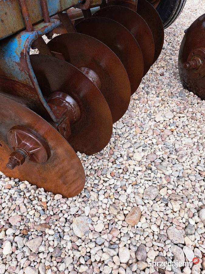 Brona talerzowa Fiskars 35 metra nieuszkodzony Piecewo