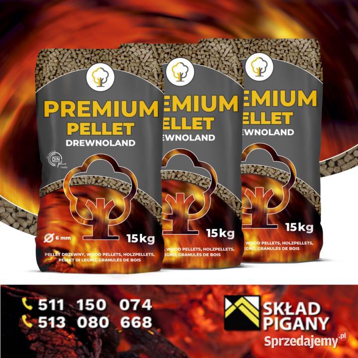 PROMOCJA Pellet Premium iglasty 6 mm certyfikat