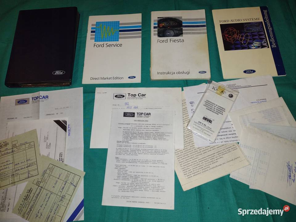 FORD FIESTA Instrukcja Obsługi książka Serwisowa motywacja, rozwój osobisty łódzkie Łódź