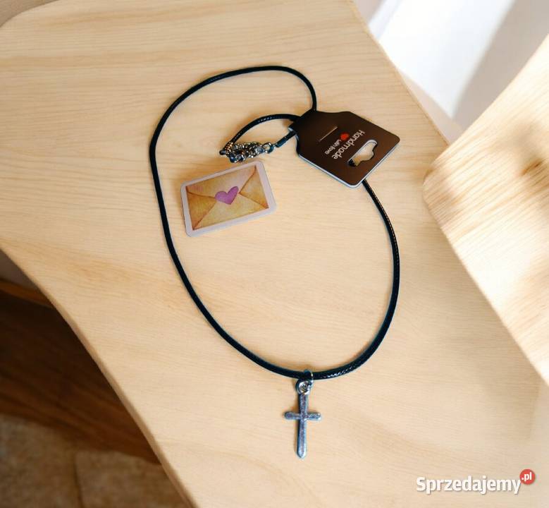 Naszyjnik srebrny krzyżyk śląskie Gliwice