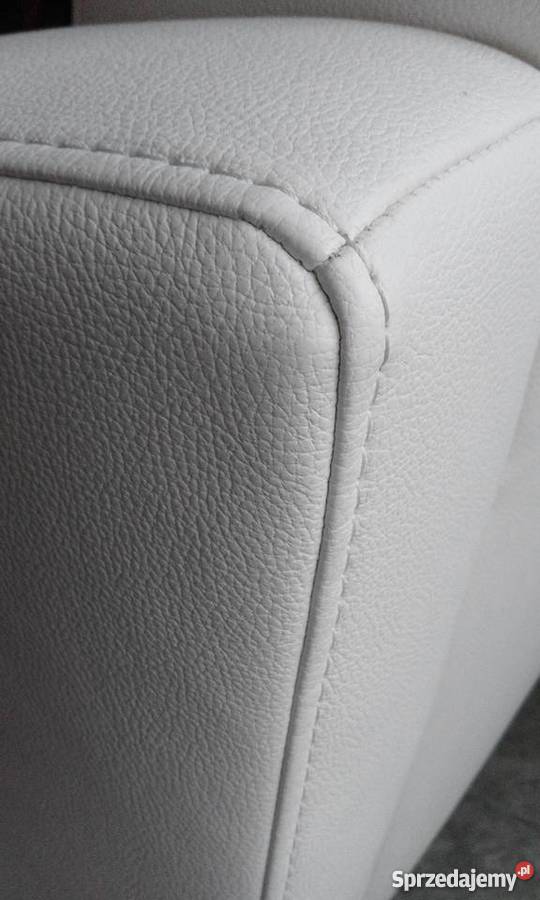 FOTELE BIAŁE marka PMW SKÓRA modyfikowana Gdynia sprzedam