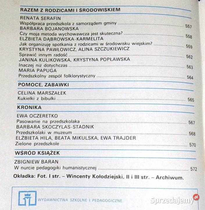 Wychowanie w przedszkolu Red H Ratyńska Ewa