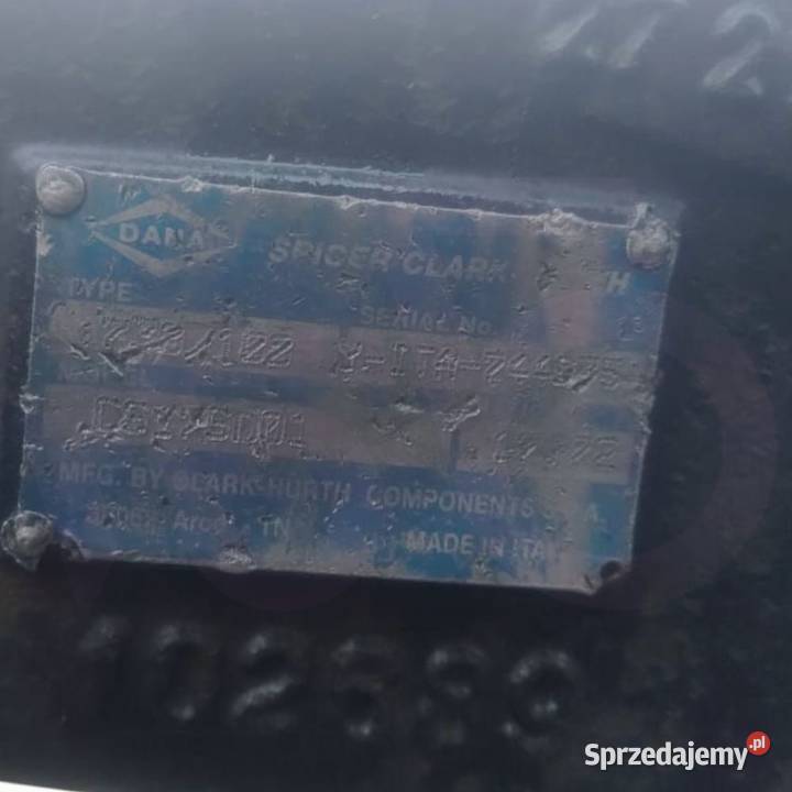Przedni most V31955500 303074 102689 Dana Spicer Pozostałe Motoryzacja wielkopolskie Wilkowo
