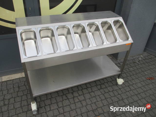 STÓŁ DYSPENSER NA SURÓWKI GASTRONOMICZNY Z PÓŁKĄ Ostrów Wielkopolski