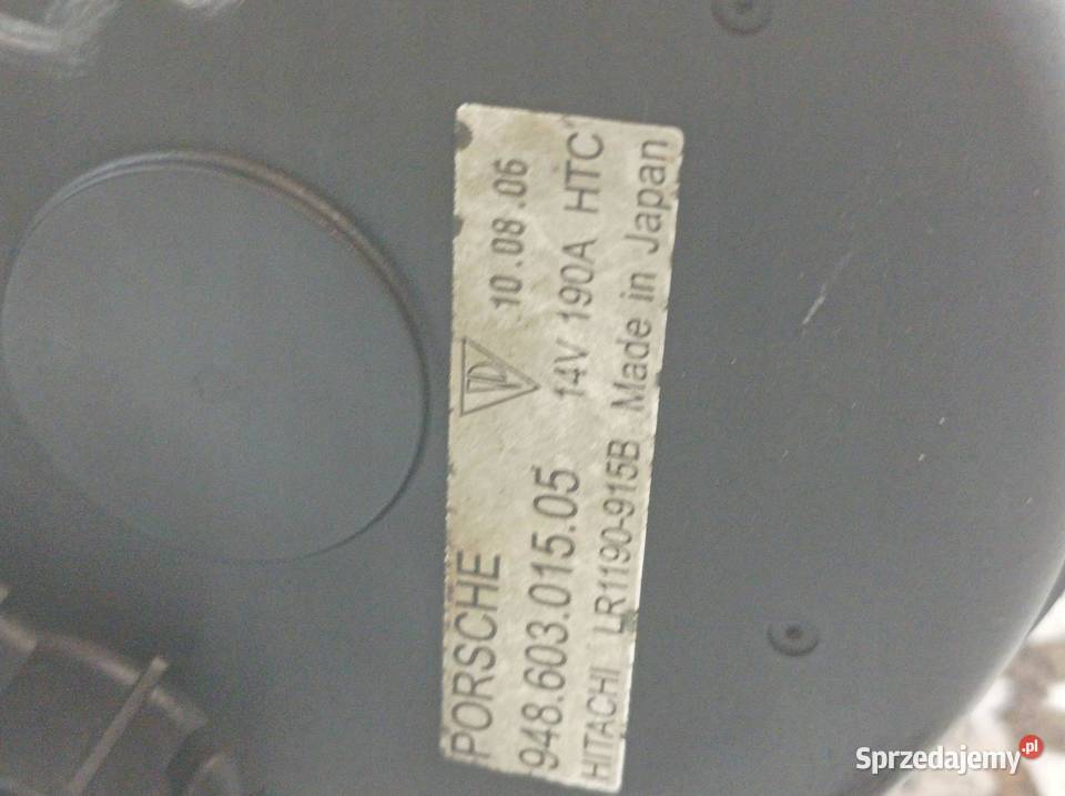 ALTERNATOR WODNY 94860301505 45 V8 Porsche