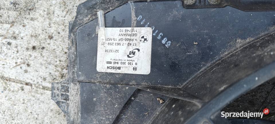 Wentylator chłodnicy klimatyzacji BMW N43 N46 osobowe dolnośląskie Siechnice