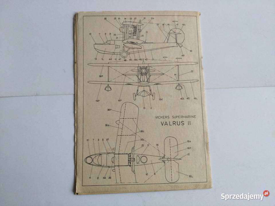 Mały Modelarz 61980 Samolot amfibia VALRUS II Dąbrowa Górnicza
