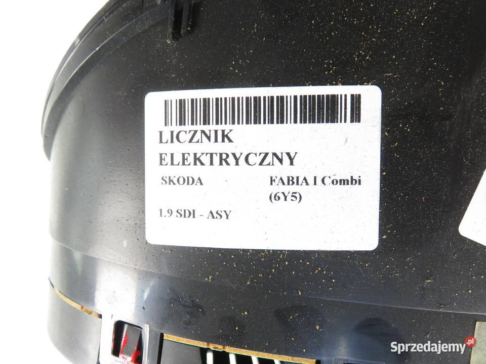 LICZNIK SKODA FABIA I 19 SDI osobowe Części samochodowe