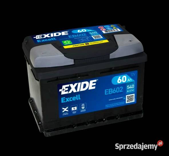 Akumulator Exide Excell 60Ah 540A EN PRAWY PLUS Braniewo sprzedam