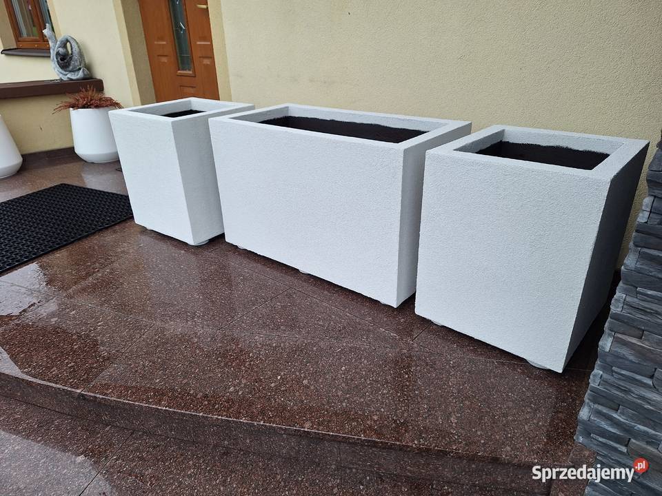 Termo donice ogrodowe tarasowe 50x50x60 Donica Kraszewice sprzedam