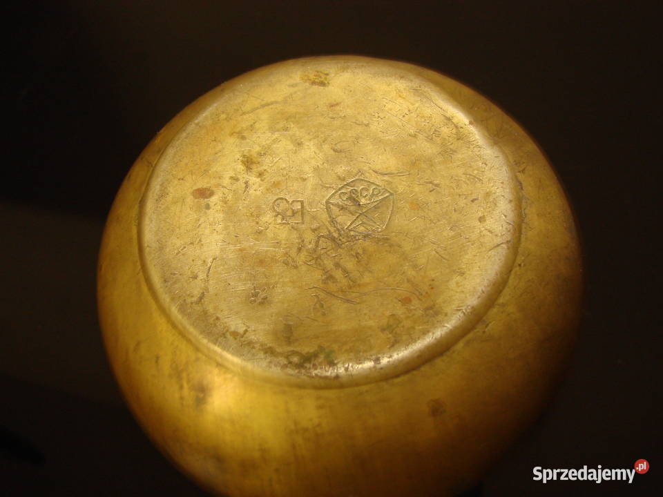 mosiężny wazonik CCCP Kolekcje Pruszcz Gdański