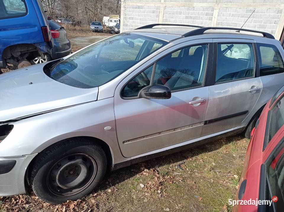 Peugeot 307 20 HDi r 66 kW 2002 r dawca części osobowe Szklarka Myślniewska sprzedam