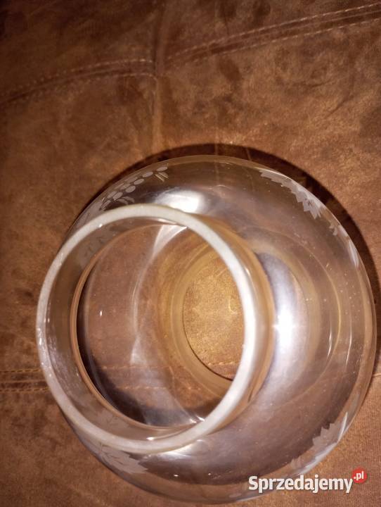 Pięknie zdobiony klosz do lampy komin Biłgoraj sprzedam