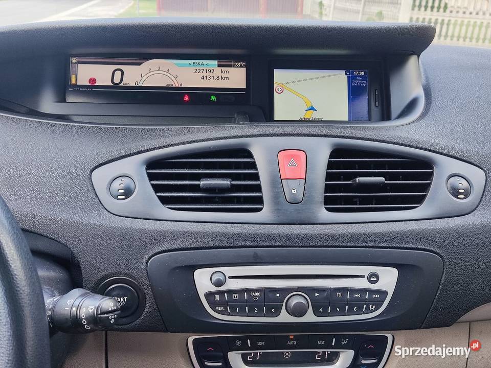 Renault scenic III 3 15dci navi pełne czujnik deszczu Janków Zaleśny