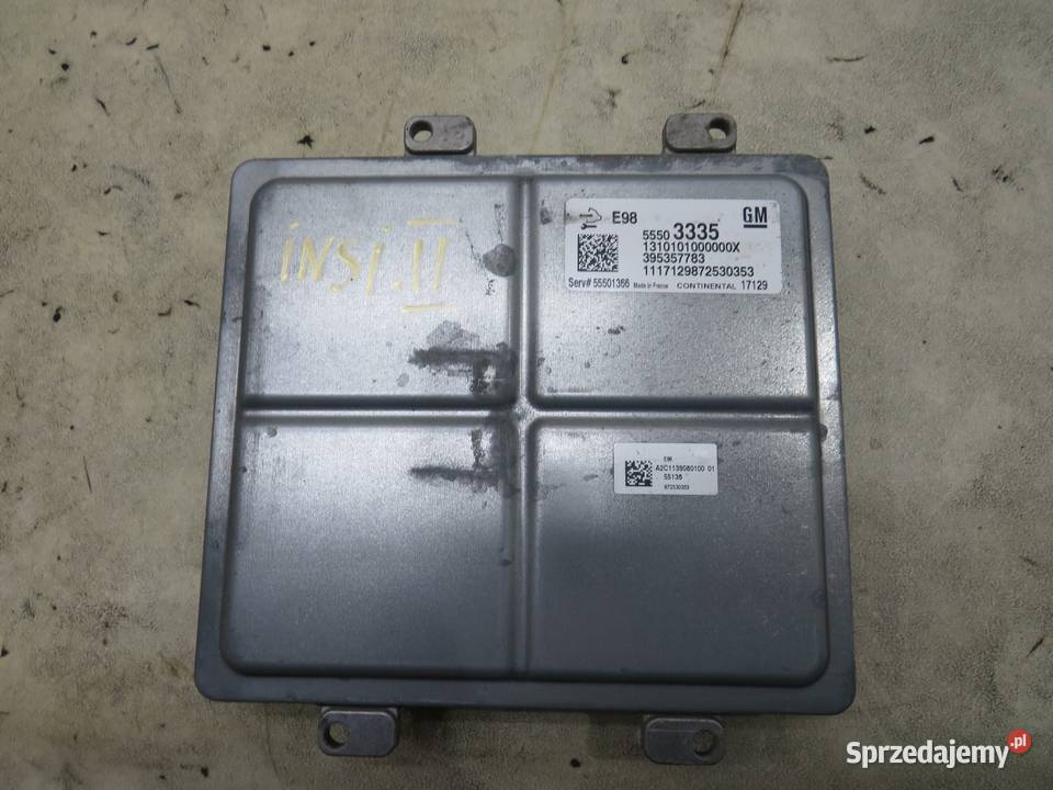 KOMPUTER SILNIKA INSIGNIA B 16 CDTI 55503335 lubelskie