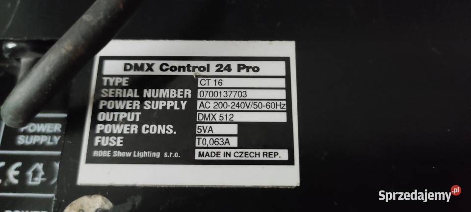 Sterownik świateł DMX Control 24Pro Drawsko Pomorskie