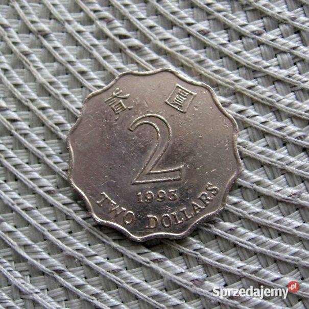 Hog Kong 2 Dolary 1993r Kalisz sprzedam