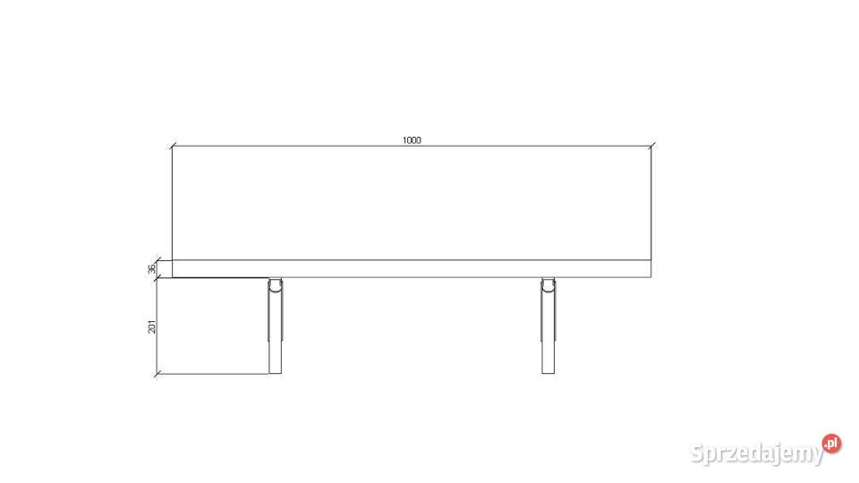 Biurko stolik blat składany składane 100 x 50 Częstochowa