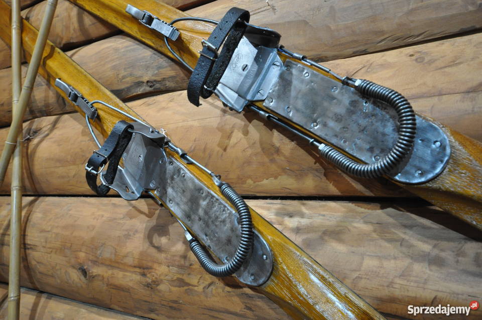 Stare narty ST ZUBEK Zakopane kijki Pruchnik sprzedam