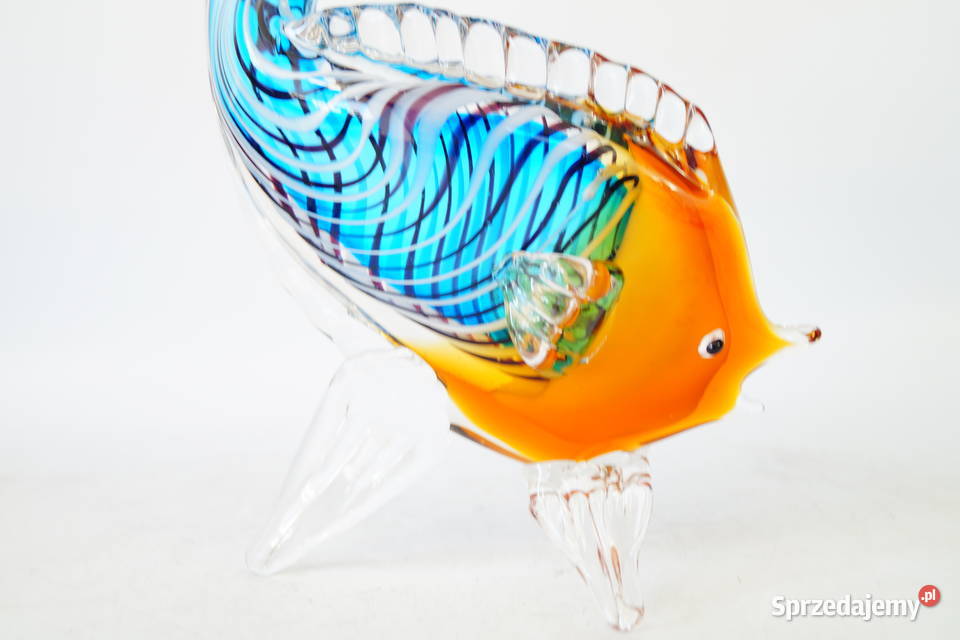 Figura szklana figura Murano style RYBA rybka