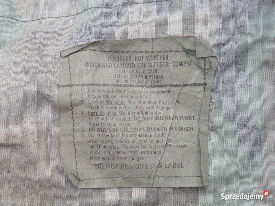 Spodnie BDU woodland medium long ripstop Militaria Wrocław