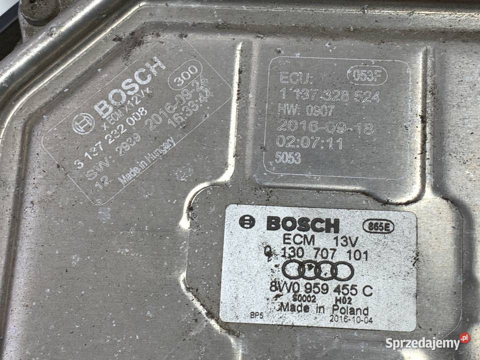 WENTYLATOR CHŁODNICY AUDI A5 F5 20 190 osobowe