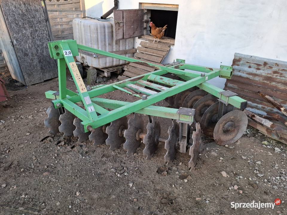 Brona talerzowa Bomet 2x9 nieuszkodzony świętokrzyskie Brody