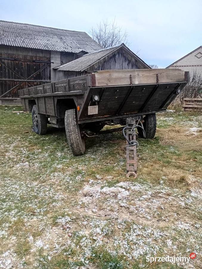 Przyczepa nieuszkodzony Dzierzkowice-Podwody