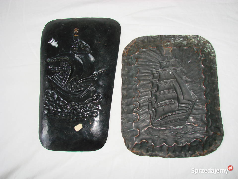 Żaglowiec metaloplastyka PRL Pozostałe pomorskie Pruszcz Gdański