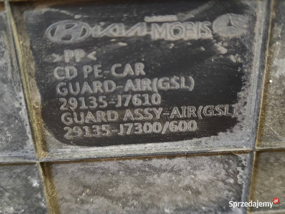 Kierownica Powietrza Osłona Pasa Kia Ceed III osobowe Pleszew