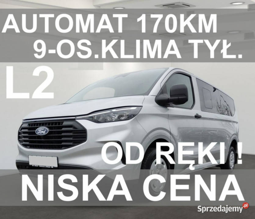 Ford Transit Custom L2 Trend 170 Kamera Drzwi asystent pasa ruchu