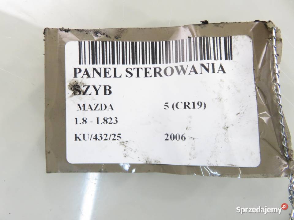 PANEL SZYB MAZDA 5 CR19 CC2966350A CC64684L6D