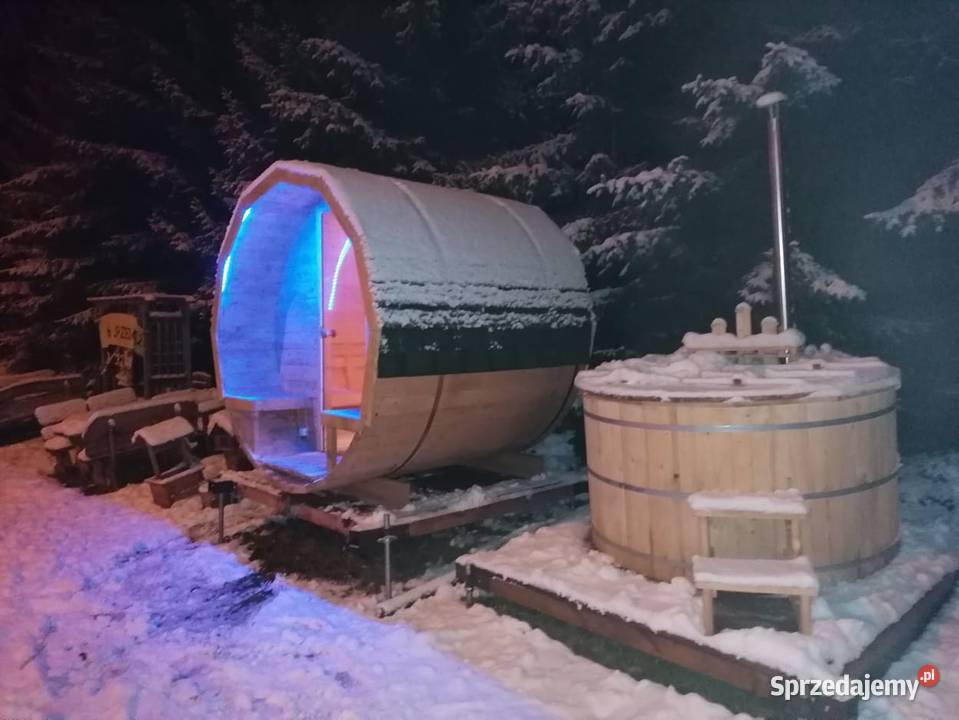 Balia ogrodowa jacuzzi z piecem wewnętrznym Gdańsk