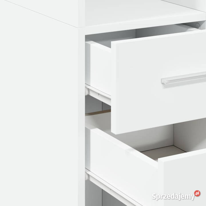 Wąska szafka biała 40x425x225 materiał Warszawa