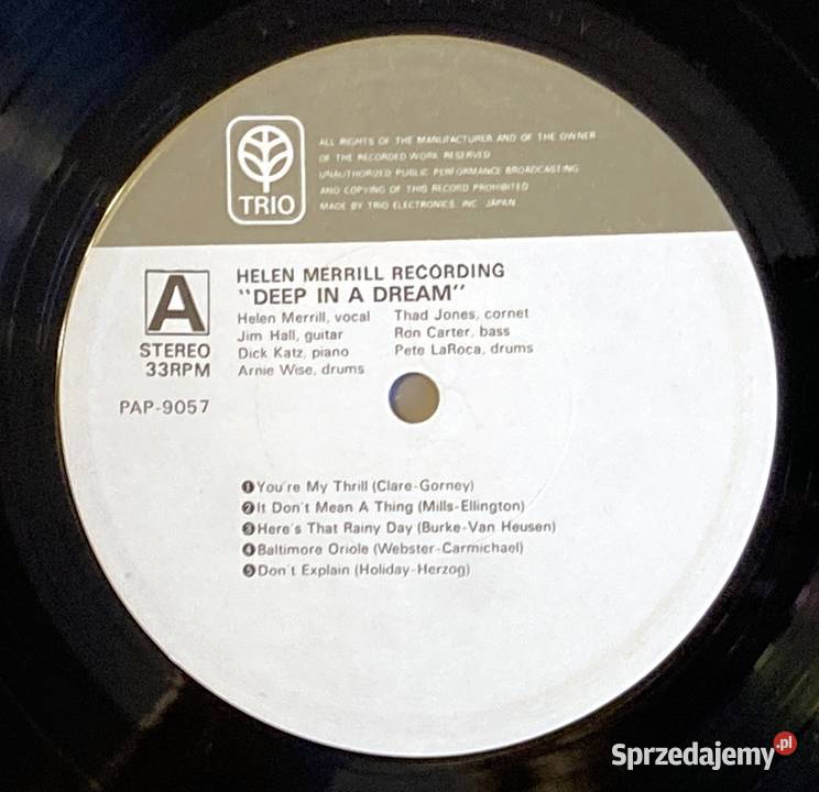 Helen Merrill Deep In A Dream Płyty i kasety Szczecin