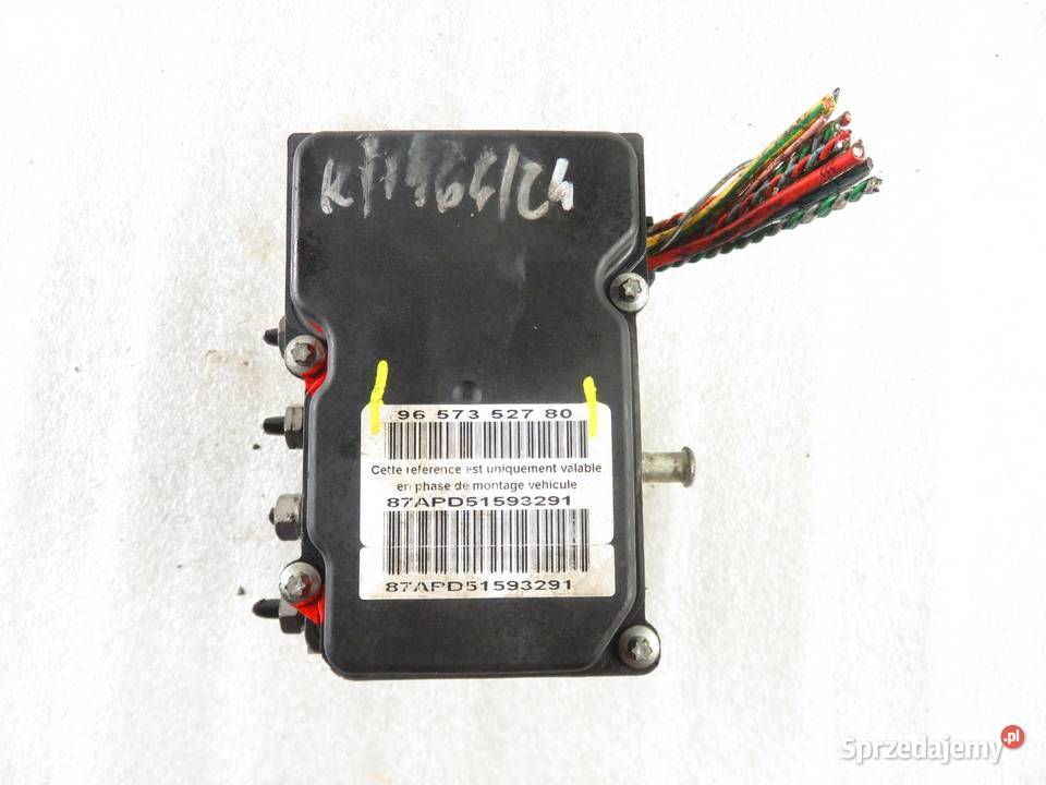 POMPA ABS PEUGEOT 307 9657352780 0265231486 osobowe