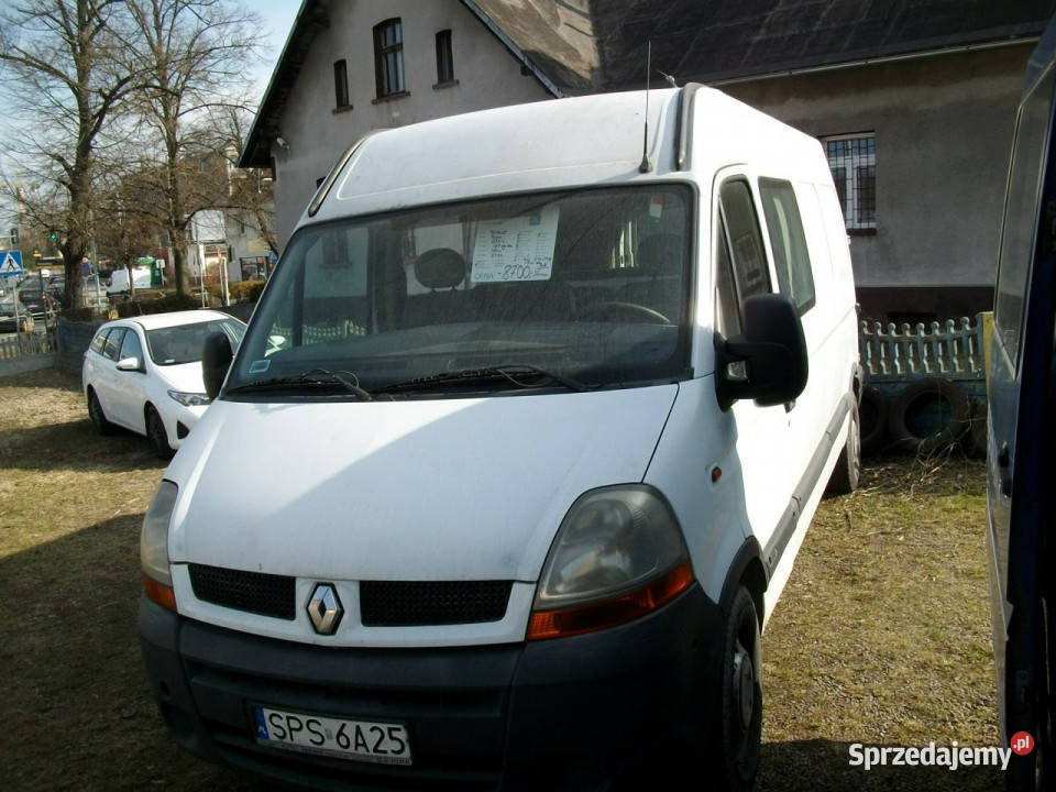 Renault Master 7 osobowy Przestrzeń ładunkowa 321000km Katowice sprzedam