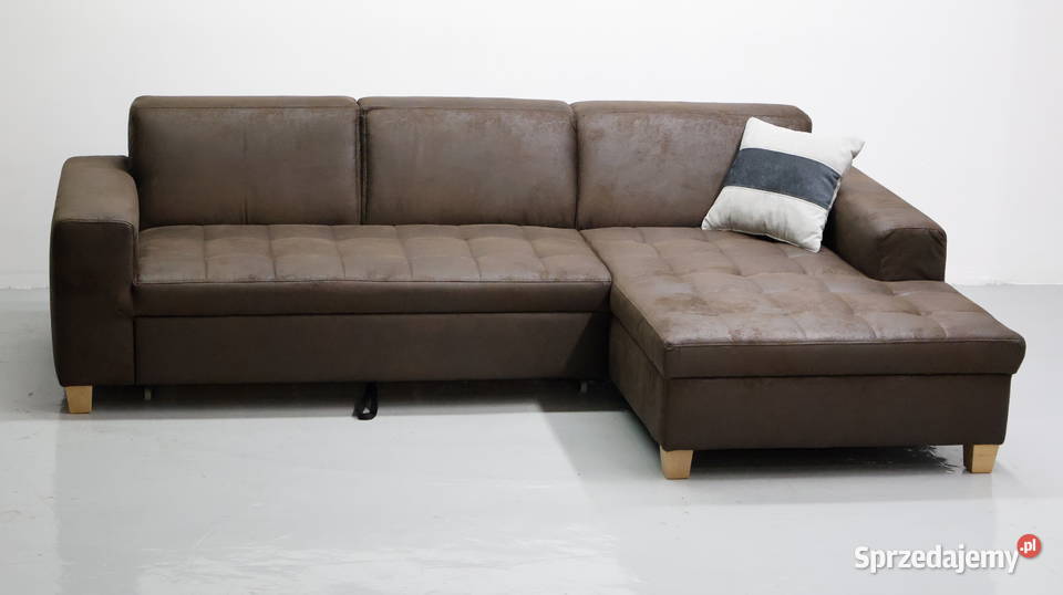 TPX Narożnik funkcją spania brązowy kanapa Poznań sprzedam