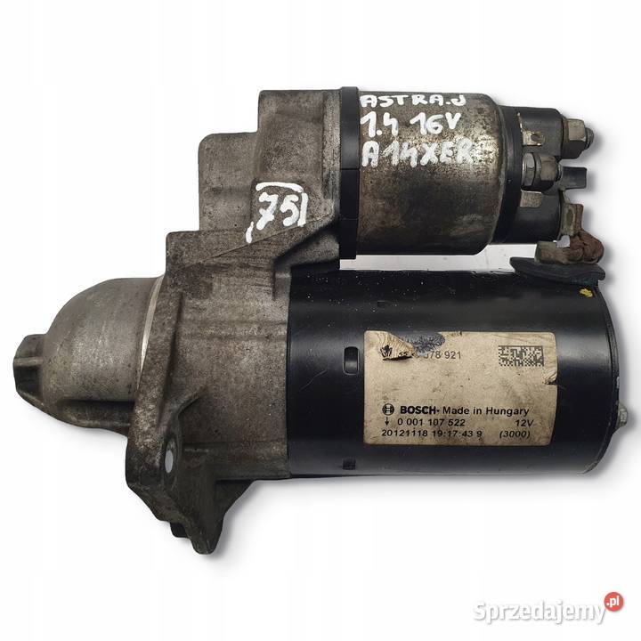 ROZRUSZNIK Opel Astra J Meriva B Corsa D 14 16V Chełm sprzedam