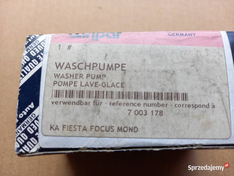 7003178 Pompka spryskiwacza 2wyjFocus Fiesta osobowe Kraków