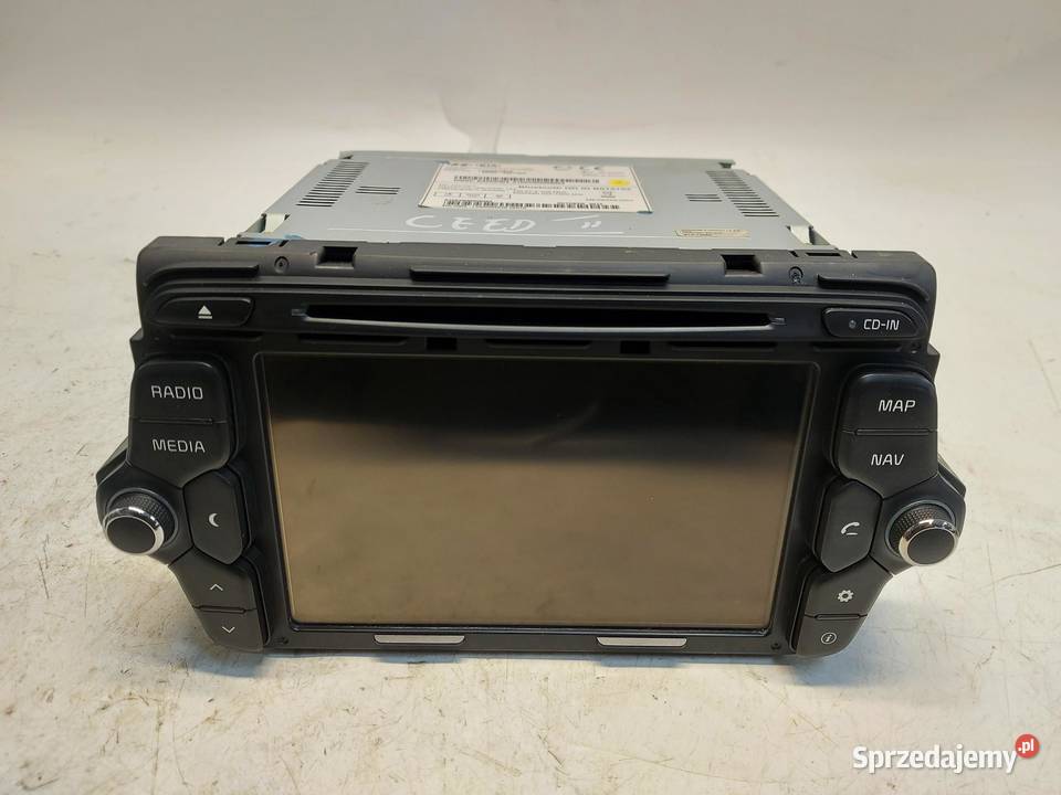 KIA Ceed II Radio nawigacja ekran wyświetlacz