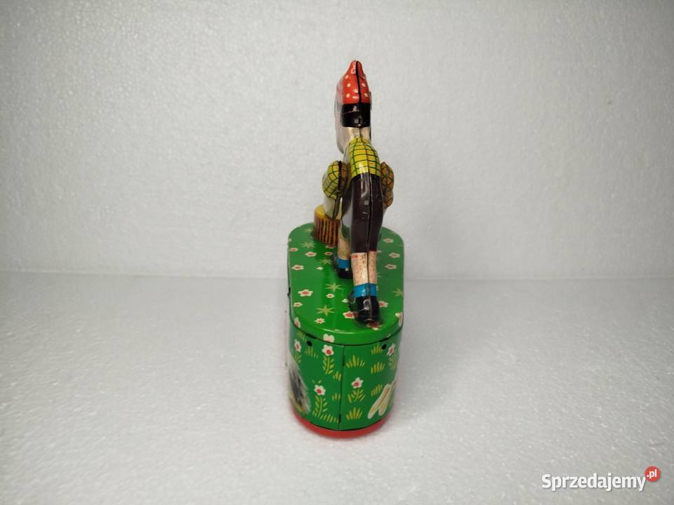 Metalowa Skarbonka z czasów PRLu Drwal Pozostałe Zgierz