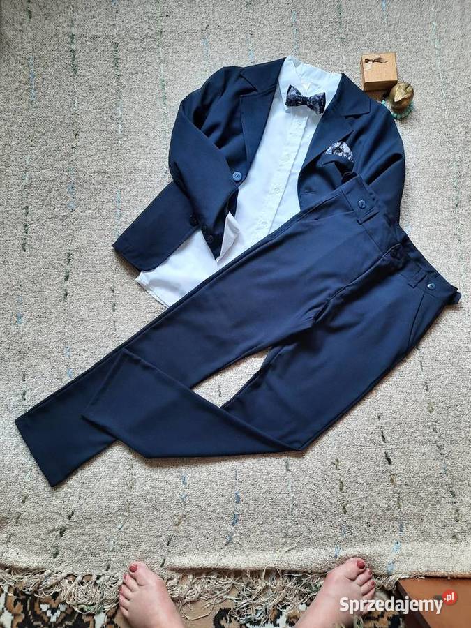 Garnitur granatowy 4czesciowy chłopca Folletti Lublin