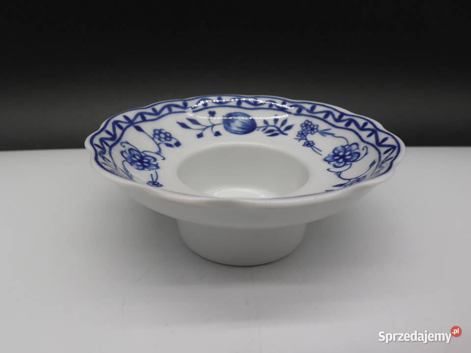 Świecznik Triptis Porzellan wzór cebulowy